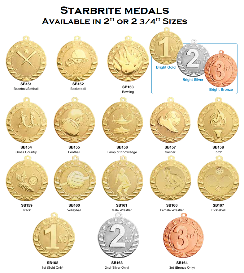 Engraved Medals