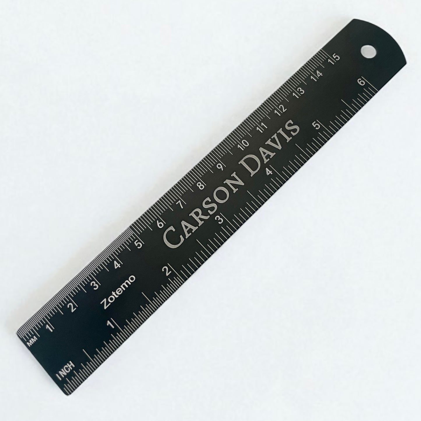 Laser Engraved 6-Inch Metal Ruler