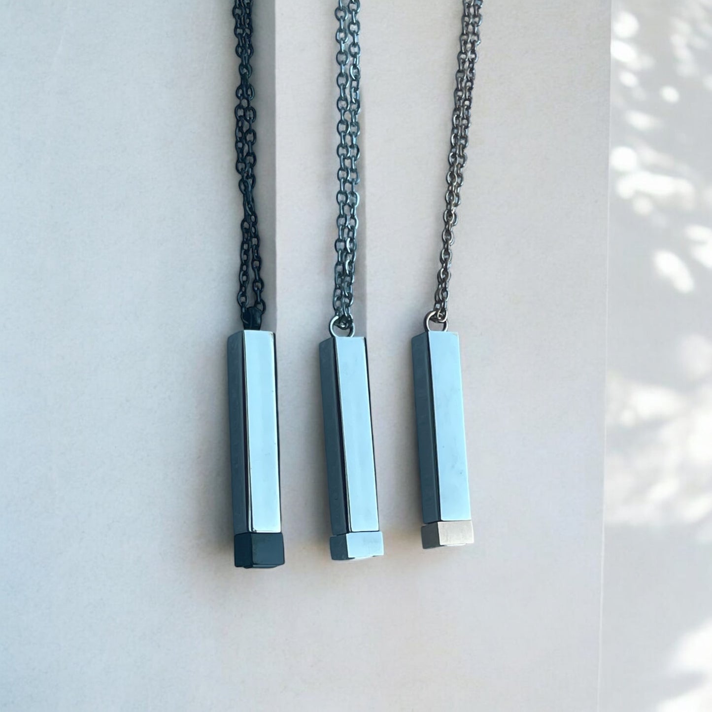 Hidden Message Bar Necklace