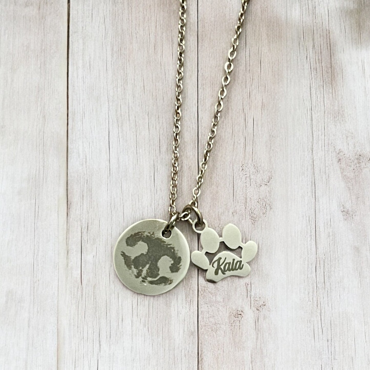 Paw Print Necklace