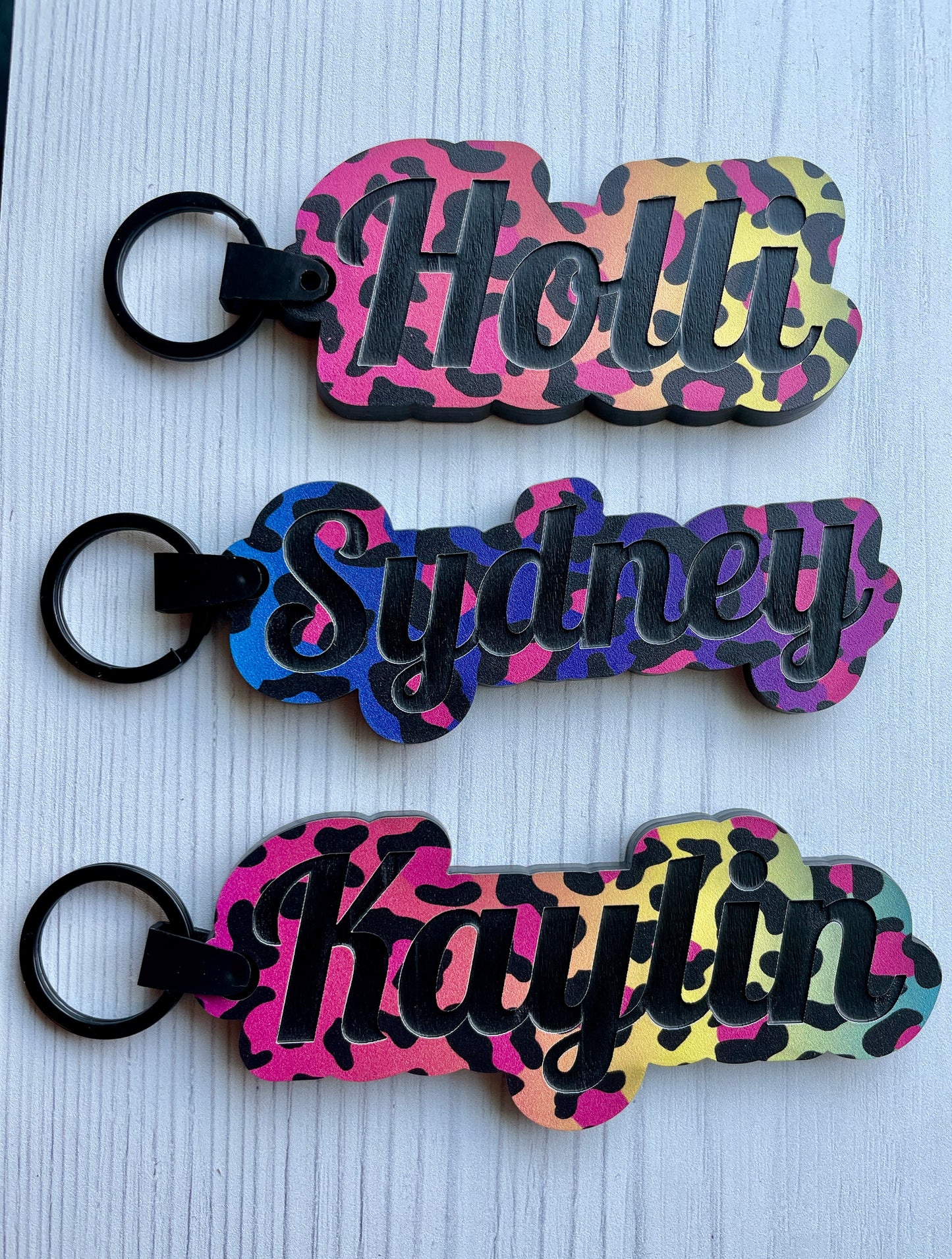 Acrylic Name Keychain