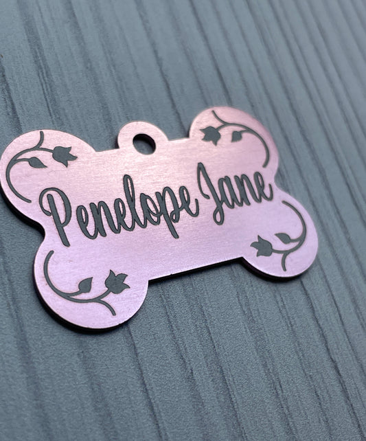 Colored Aluminum Pet ID Tags