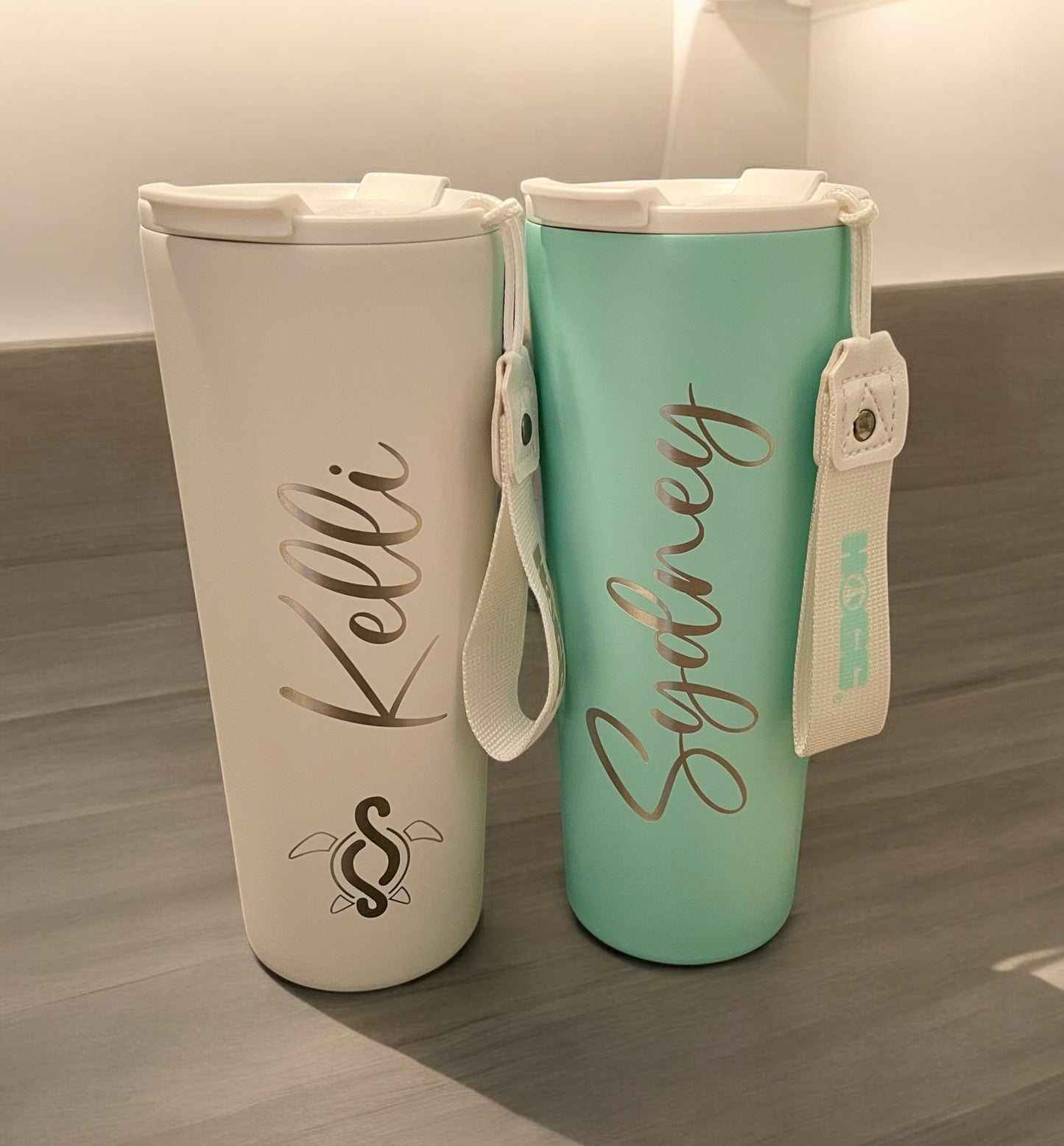 24oz Slim Tumbler with Strap