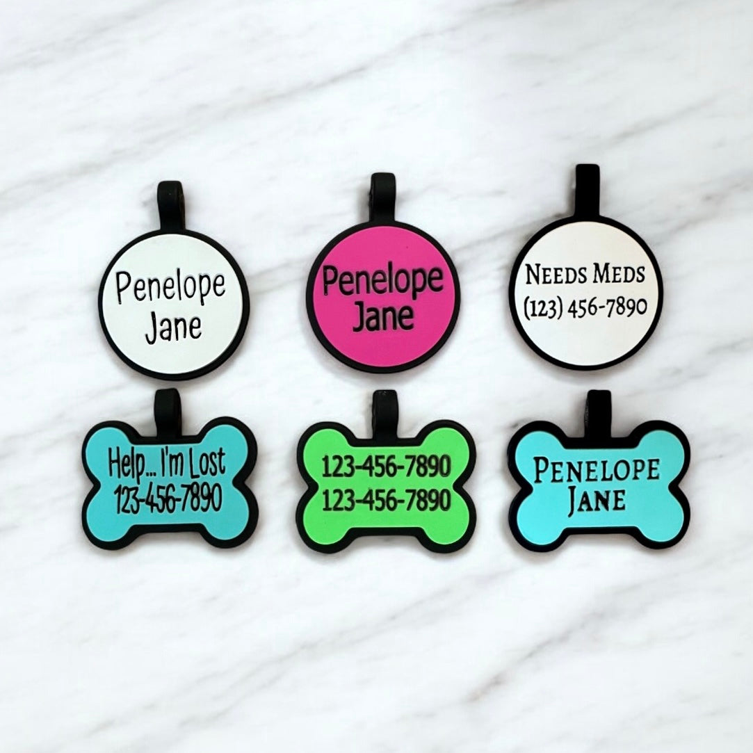 Silicone Pet ID Tags