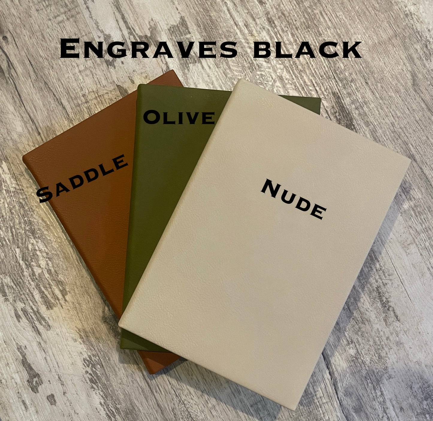 Leatherette Notebook /Journals