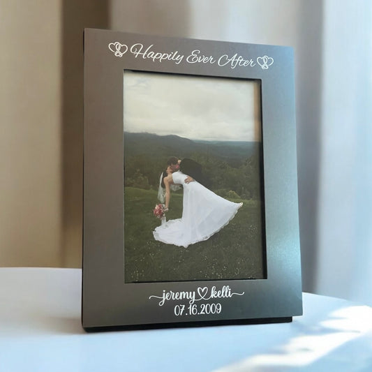 Engraved Metal Photo Frame