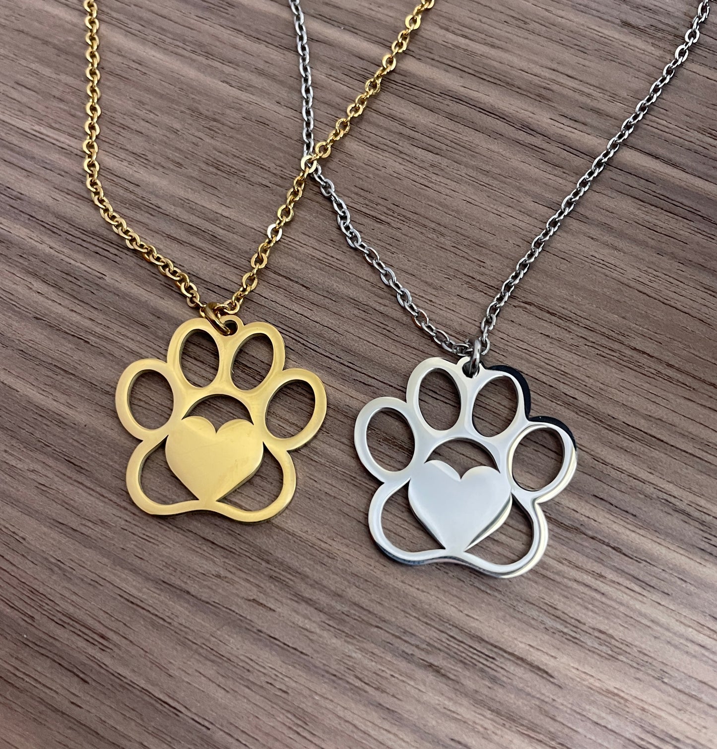 Paw Print Necklace