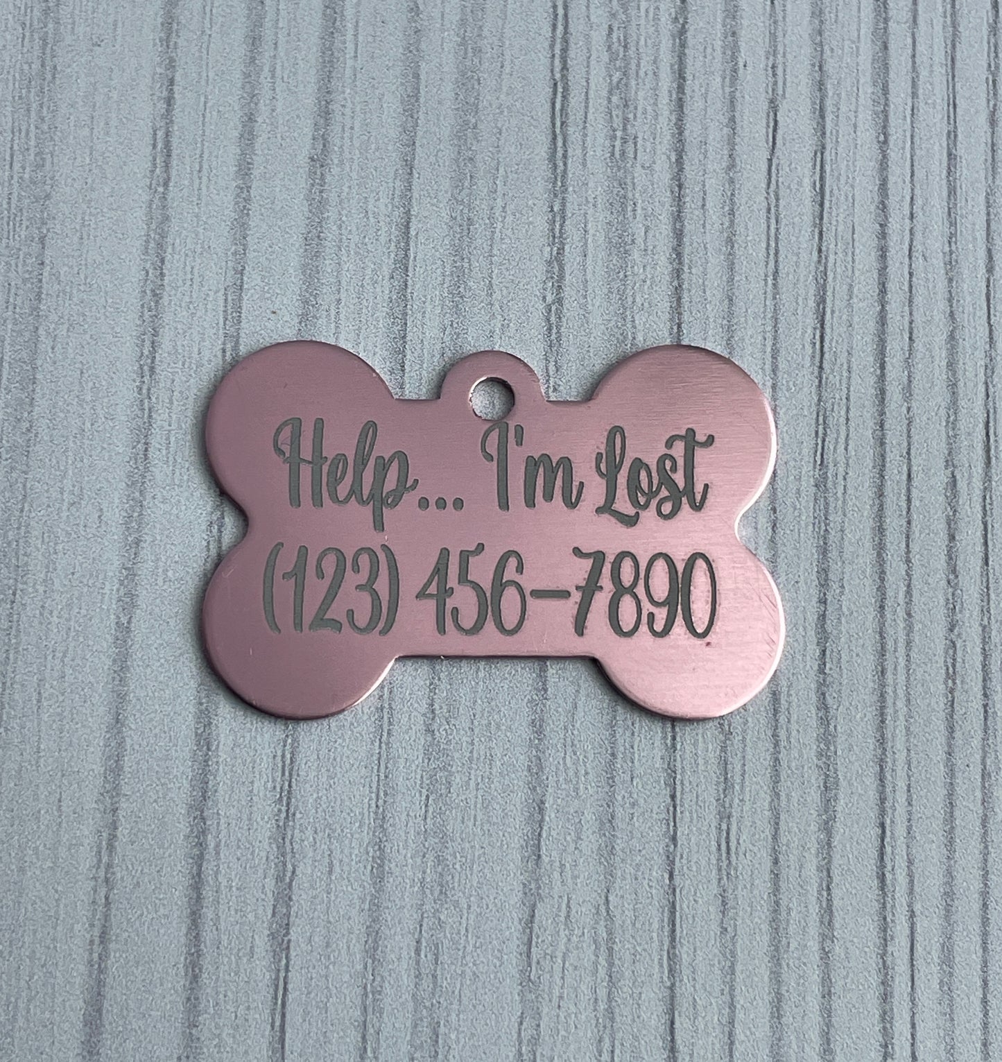 Colored Aluminum Pet ID Tags