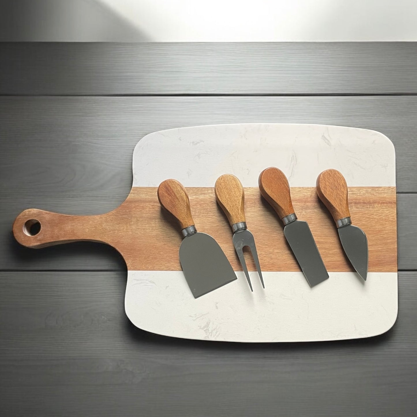 Marble Serving Board Set