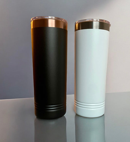 22oz Ion Plated Skinny Tumblers