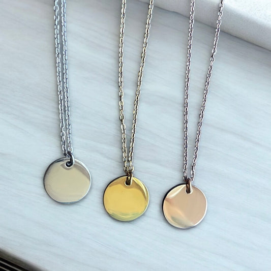 Circle Pendant Necklace