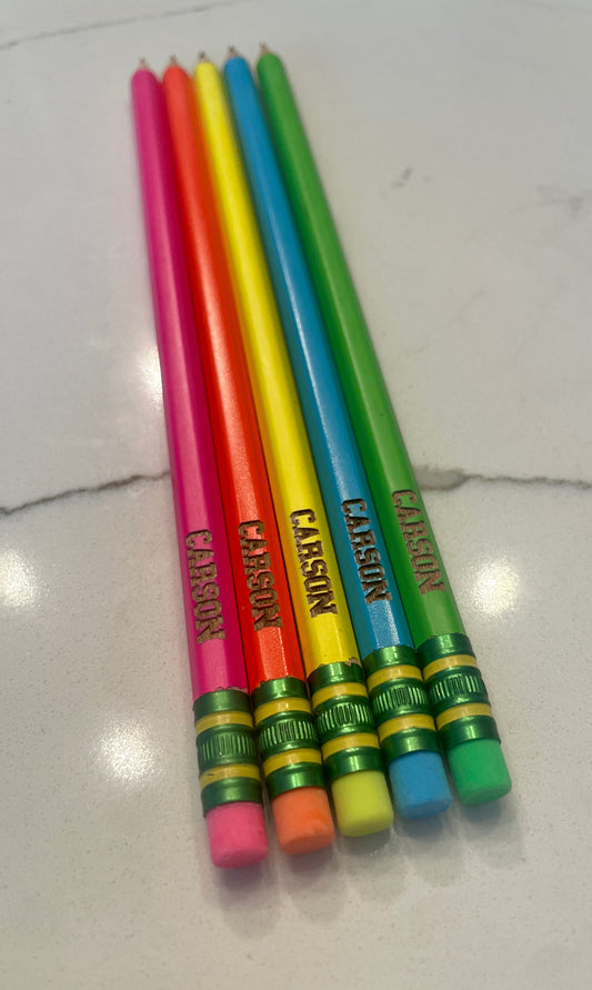 Neon Ticonderoga #2 Pencils