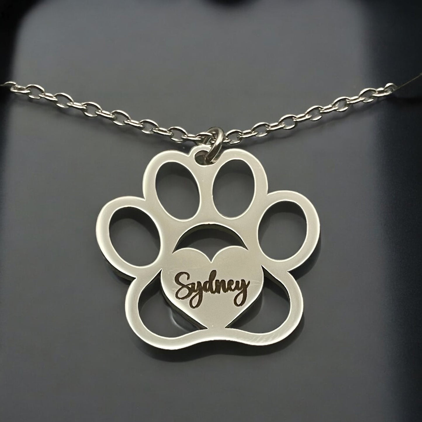 Paw Print Necklace