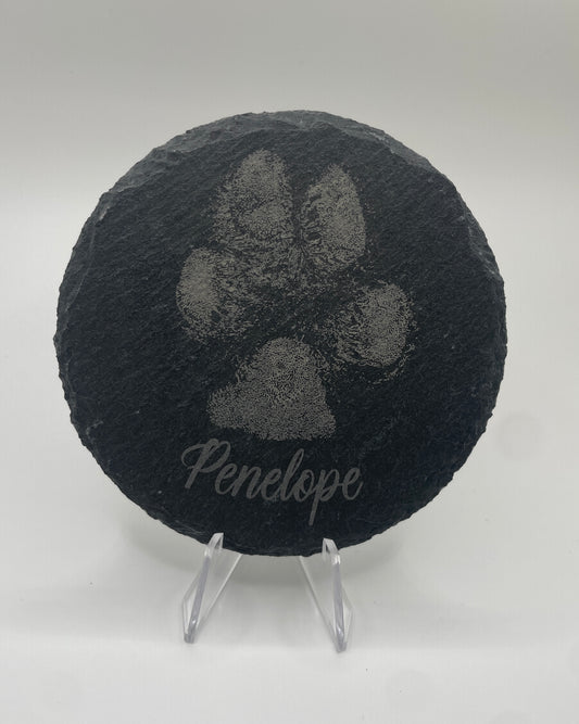 Slate Paw Print