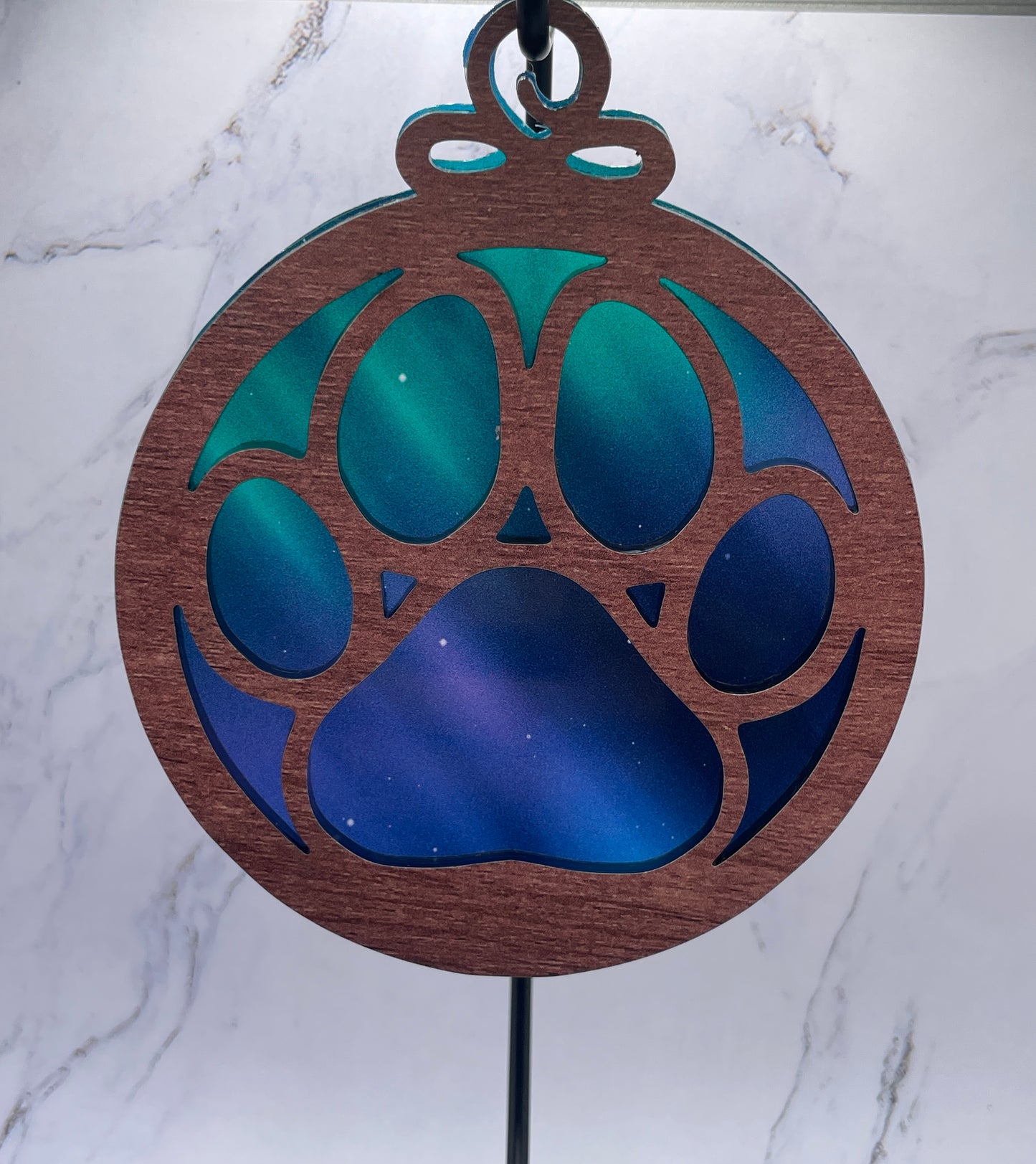 Paw Print Suncatcher