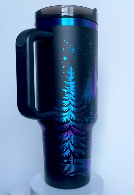 40oz Black Chroma Tumbler